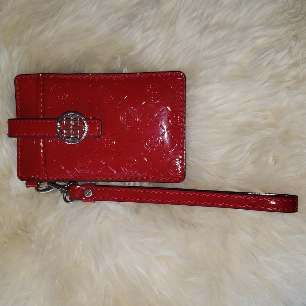 Dana Buchman Snap Phone Wristlet Red NWT